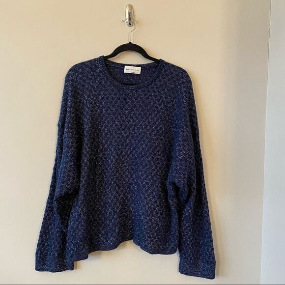 Babaton - Navy Metallic Sweater - Picture 2 of 15